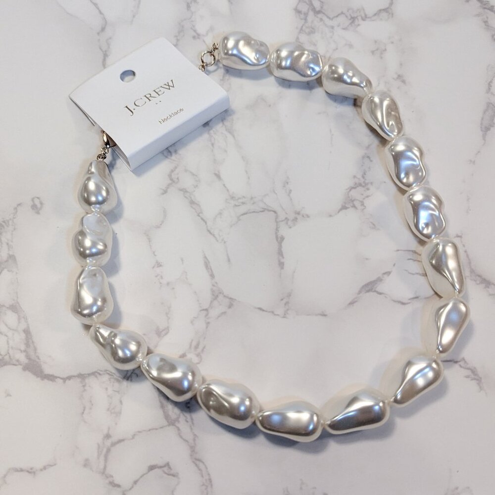 J.Crew Factory Large pearl-effect Necklace - Picture 6 of 6